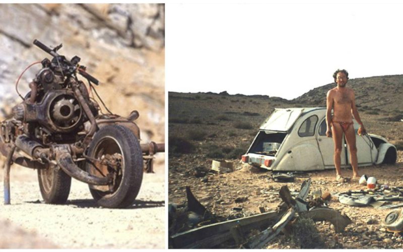McGyver real? Esse Mito transformou seu Carro quebrado numa Moto (para fugir do deserto na África)!